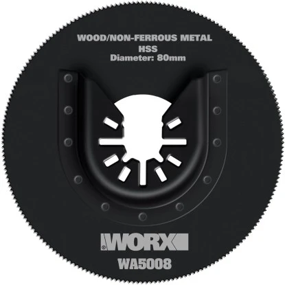 Worx Sägeblatt HSS 3 Stück 80 Mm WA5008.3 1 Worx Sägeblatt HSS 3 Stück 80 Mm WA5008.3