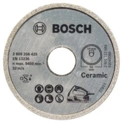 Bosch Diamanttrennscheibe Standard 65 Mm X 15 Mm X 1,9 Mm