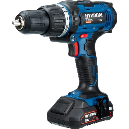 Hyundai 18 V Akku-Schlagbohrschrauber CHD1801LI Inkl. 2 Ah Akkus Mit Koffer 3 Hyundai 18 V Akku-Schlagbohrschrauber CHD1801LI Inkl. 2 Ah Akkus Mit Koffer – Bild 3