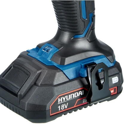 Hyundai 18 V Akku-Schlagbohrschrauber CHD1801LI Inkl. 2 Ah Akkus Mit Koffer 7 Hyundai 18 V Akku-Schlagbohrschrauber CHD1801LI Inkl. 2 Ah Akkus Mit Koffer – Bild 7