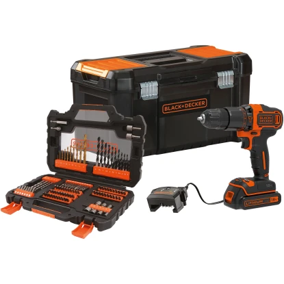 Black & Decker Black+Decker 18 V Akku-Schlagbohrschrauber BDCHD18S1KA Inkl. 1,5 Ah Akku 1 Black & Decker Black+Decker 18 V Akku-Schlagbohrschrauber BDCHD18S1KA Inkl. 1,5 Ah Akku