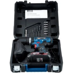 Hyundai 18 V Akku-Bohrschrauber CD1801LI Inkl. 2 Ah Akku Mit Koffer 11 Hyundai 18 V Akku-Bohrschrauber CD1801LI Inkl. 2 Ah Akku Mit Koffer -Heimwerkzeuge 37441 1719 04 cd1801li set