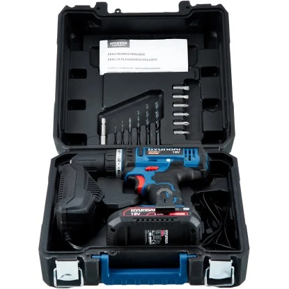 Hyundai 18 V Akku-Bohrschrauber CD1801LI Inkl. 2 Ah Akku Mit Koffer 4 Hyundai 18 V Akku-Bohrschrauber CD1801LI Inkl. 2 Ah Akku Mit Koffer – Bild 4