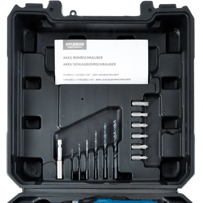 Hyundai 18 V Akku-Bohrschrauber CD1801LI Inkl. 2 Ah Akku Mit Koffer 5 Hyundai 18 V Akku-Bohrschrauber CD1801LI Inkl. 2 Ah Akku Mit Koffer – Bild 5