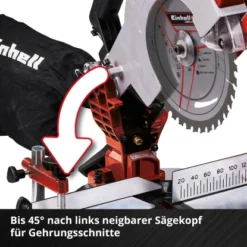Einhell Power X-Change Akku-Kappsäge TE-MS 18/210 Li Solo -Heimwerkzeuge 4006825628074 2171 07