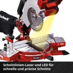 Einhell Power X-Change Akku-Kappsäge TE-MS 18/210 Li Solo -Heimwerkzeuge 4006825628074 2171 09