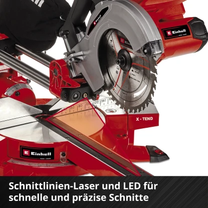 Einhell Power X-Change Akku-Zug-Kapp-Gehrungssäge TE-SM 36/210 Li Solo 9 Einhell Power X-Change Akku-Zug-Kapp-Gehrungssäge TE-SM 36/210 Li Solo – Bild 9