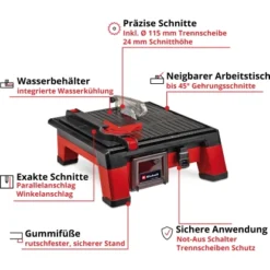 Einhell Power X-Change Akku-Fliesenschneidmaschine TE-TC 18/115 Li Solo 14 Einhell Power X-Change Akku-Fliesenschneidmaschine TE-TC 18/115 Li Solo -Heimwerkzeuge 4006825657500 2171 03