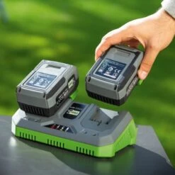 LUX 20 V Doppel-Schnellladegerät 1 PowerSystem -Heimwerkzeuge 4007871960552 A 01