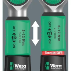 Wera Safe-Torque A 2 Set 1 1/4" Sechskant 2-12 Nm 23-teilig -Heimwerkzeuge 4013288223043 2110 AI 09