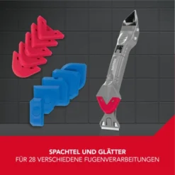 Easymaxx Silikonentferner 5 In 1 Set Grau-Rot -Heimwerkzeuge 4052926052935 4257 AI 03