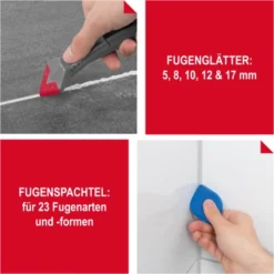 Easymaxx Silikonentferner 5 In 1 Set Grau-Rot -Heimwerkzeuge 4052926052935 4257 A 04