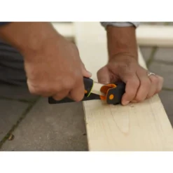 Fiskars Hochleistungsmesser Inklusive Holster Mit Integriertem Messerschärfer -Heimwerkzeuge 473973 4905 4