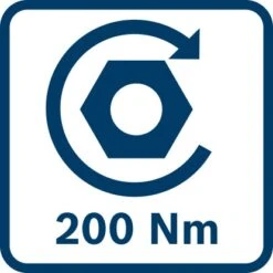 Bosch Professional Akku-Drehschlagschrauber GDX 18V-200 Solo -Heimwerkzeuge 537606 3058 08