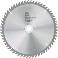 LUX HM-Kreissägeblatt Holz Ø 190 Mm 60 Zähne
