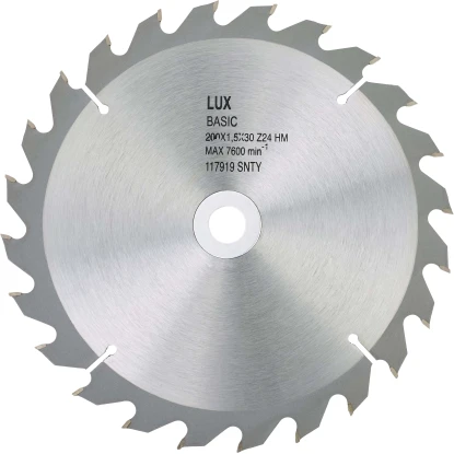 LUX HM-Kreissägeblatt Holz Ø 200 Mm 24 Zähne 1 LUX HM-Kreissägeblatt Holz Ø 200 Mm 24 Zähne