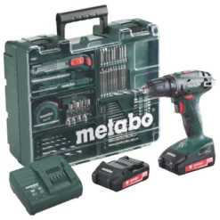 Metabo Akku-Bohrschrauber BS 18 Set Inkl. 2 Akkus & Zubehör