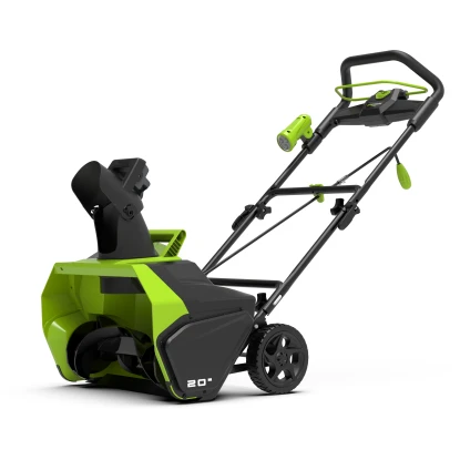 Greenworks Akku-Schneefräse GD40ST 40 V Grün 2 Greenworks Akku-Schneefräse GD40ST 40 V Grün – Bild 2