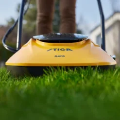 Stiga Akku-Luftkissenmäher Aero 132e Inkl. 2 Akkus & Doppelladegerät -Heimwerkzeuge 7050164 A02