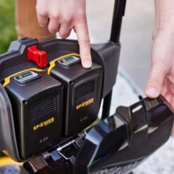 Stiga Akku-Luftkissenmäher Aero 132e Inkl. 2 Akkus & Doppelladegerät -Heimwerkzeuge 7050164 A04