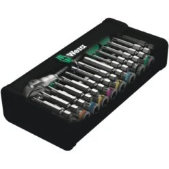 Wera Zyklop Speed-Knarrensatz 8100 SA 6 Metrisch Mit 6,3 Mm (1/4")-Antrieb -Heimwerkzeuge 753849 1