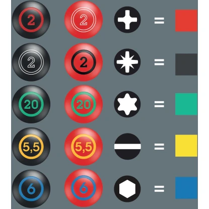 Wera TX-Schraubendrehersatz Kraftform Plus 6-teilig 2 Wera TX-Schraubendrehersatz Kraftform Plus 6-teilig – Bild 2