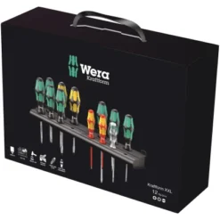 Wera Schraubendreher-Set Kraftform XXL 12-teilig -Heimwerkzeuge 754003 00