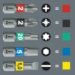Wera Bit-Set 100 Kraftform Kompakt52-teilig -Heimwerkzeuge 754102 03