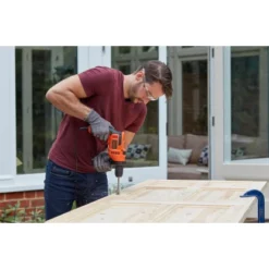 Black & Decker Black+Decker 500 W Schlagbohrmaschine BEH200K Inkl. Tiefenanschlag Mit Koffer -Heimwerkzeuge 760746 2012 BEH200KQS 05