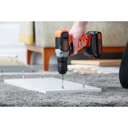 Black & Decker Black+Decker 18 V Akku-Bohrschrauber BCD001C1 Inkl. 1,5 Ah Akku 3 Black & Decker Black+Decker 18 V Akku-Bohrschrauber BCD001C1 Inkl. 1,5 Ah Akku – Bild 3