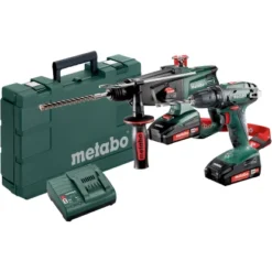 Metabo Akkuset Combo 2.3.2 18 V Mit BS 18 Und KHA 18 LTX Im Kunststoffkoffer