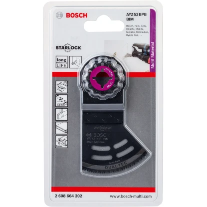 Bosch Tauchsägeblatt AYZ 53 BPB Dual-Tec Für Multifunktionswerkzeuge 53 Mm 2 Bosch Tauchsägeblatt AYZ 53 BPB Dual-Tec Für Multifunktionswerkzeuge 53 Mm – Bild 2