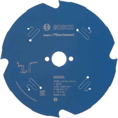 Bosch HW Kreissägeblatt Expert For Fibre Cement 160 Mm X 20 Mm X 2,2 Mm 2 Bosch HW Kreissägeblatt Expert For Fibre Cement 160 Mm X 20 Mm X 2,2 Mm – Bild 2