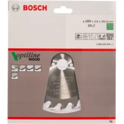 Bosch Kreissägeblatt Optiline Wood 160 Mm X 16 Mm -Heimwerkzeuge 793257 3058 1