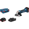 Bosch Professional Akku-Winkelschleifer GWS 18-125 V-LI Inkl. 2 Akkus & L-Boxx