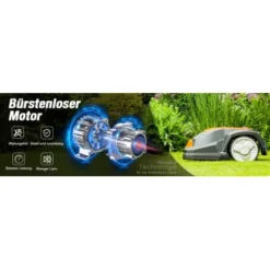Yard Force Mähroboter SA650B Für Mähflächen Bis 650 M² Mit Bluetooth App -Heimwerkzeuge 8573677 2254 9