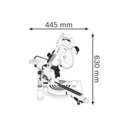 Bosch Professional Paneelsäge GCM 80 SJ 1.400 W Inkl. 2 Sägeblätter Ø 216 Mm -Heimwerkzeuge 8632267 VM01