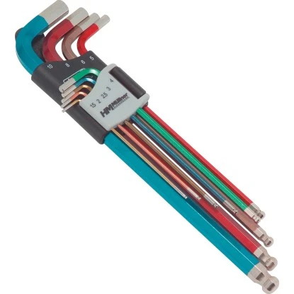 Kugelkopf-Sechskant-Schlüssel Satz 1,5 Mm - 10 Mm 1 Kugelkopf-Sechskant-Schlüssel Satz 1,5 Mm - 10 Mm