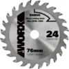 Worx TCT Sägeblatt 24 Zähne WA5030