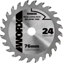 Worx TCT Sägeblatt 24 Zähne WA5030