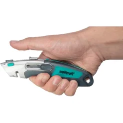 Wolfcraft Profi-Dual-Sicherheitsmesser Mit Trapezklinge -Heimwerkzeuge 953025 4275 11