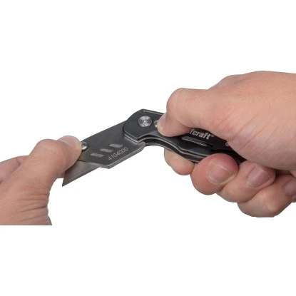 Wolfcraft Freizeitmesser Mit Klappbarer Trapezklinge 6 Wolfcraft Freizeitmesser Mit Klappbarer Trapezklinge – Bild 6