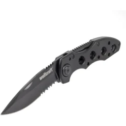 Wolfcraft Freizeitmesser Mit Klappbarer, Gezahnter Klinge