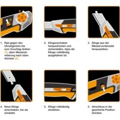 Fiskars Abbrechklingenmesser CarbonMax18 Mm 9 Fiskars Abbrechklingenmesser CarbonMax18 Mm -Heimwerkzeuge 995720 4905 05
