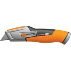 Fiskars Universalmesser CarbonMaxmit Einziehbarer Klinge -Heimwerkzeuge 995730 4905 04