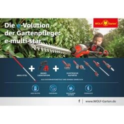 Wolf-Garten Wolf Garten Akku-Heckenschere Aufsatz HT 40 EM E-multi-star® -Heimwerkzeuge 9 3714 WG eMS uebersicht 3