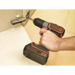 Black & Decker Black+Decker 18 V Akku-Bohrschrauber ASD18K Inkl. 1,5 Ah Akku Mit Koffer -Heimwerkzeuge Bohrschrauber Autosense 4