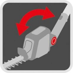 Wolf-Garten Wolf Garten Akku-Heckenschere Aufsatz HT 40 EM E-multi-star® -Heimwerkzeuge T40eM HeckenschereWinkel 8