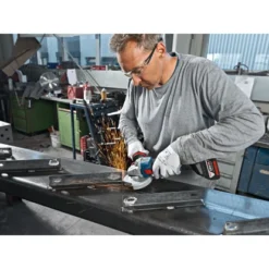 Bosch Professional Akku-Winkelschleifer GWS 18-125 V-LI Inkl. 2 Akkus & L-Boxx -Heimwerkzeuge inkelschleifer gws 18125 1