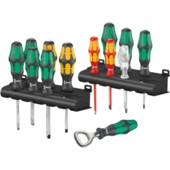 Wera Schraubendrehersatz Kraftform XXL 12-teilig Inkl. Kapselöffner